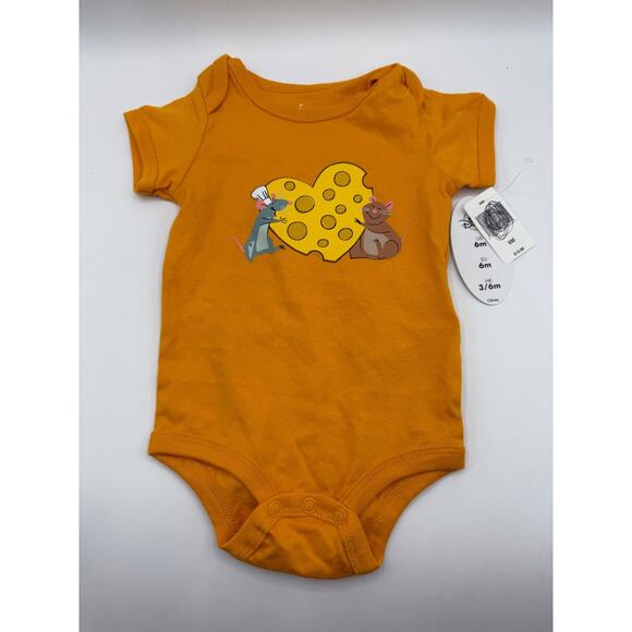 Disney Parks Remys Ratatouille Adventure Orange One Piece 3-6M *NWT - Picture 1 of 7